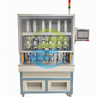 Good price Máquina de ensaio de estanqueidade do núcleo de válvula de cobre 6 estações 0 - 0,6Mpa Equipamento de ensaio de vazamento on-line