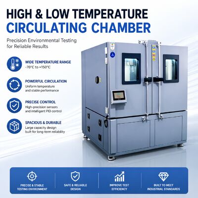 Grande Câmara de Teste Ambiental de Ciclismo de Alta e Baixa Temperatura. Teste de Confiabilidade Automotiva e Industrial, Certificado ISO/IEC, Fornecimento Direto de Fábrica.