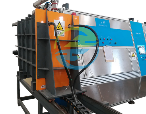 Good price Alta taxa de recuperação de hélio (≥95%) Sistema de detecção de fugas de hélio tipo caixa de vácuo Três caixas para equipamento de teste de fugas on-line