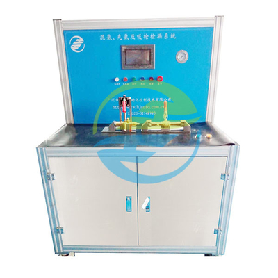 Good price Equipamento de ensaio de vazamento por injeção de hélio Equipamento de ensaio de vazamento de alta precisão Detecção de pressão de 3,0 MPa Resposta rápida 1,44E-4 Mbar.l/s 2 minutos Tempo de ciclo 2,2 g/ano Precisão de ensaio de vazamento on-line