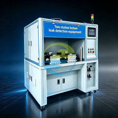 Bom preço High-Precision Relay Helium Leak Testing Equipment for Automatic Gas Tightness Inspection with Two Test Stations on-line
